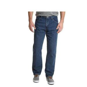 Wrangler Authentics Men's Big & Tall Classic 5-Pocket Relaxed Fit Blue SZ 36/36